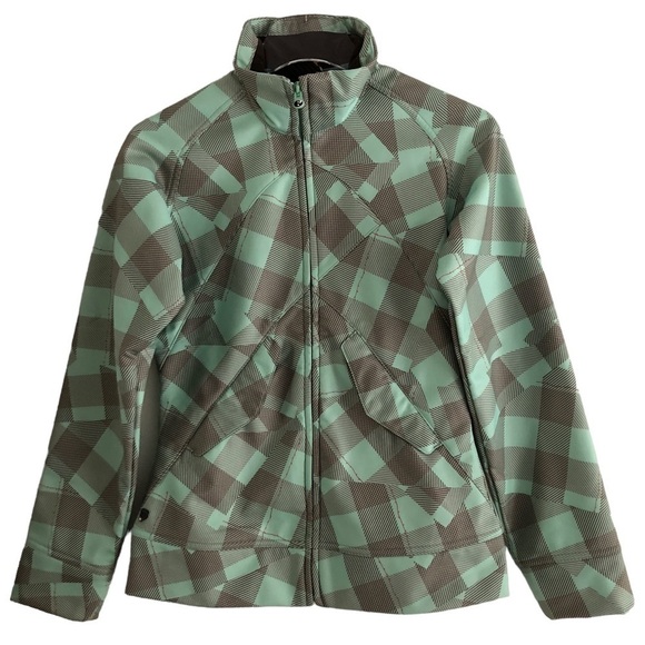 Salomon Jackets & Blazers - Salomon Green Print Jacket Womens Size XS